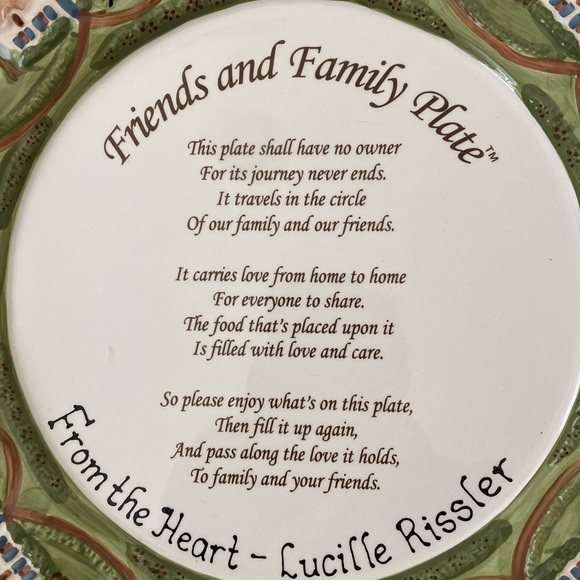 Friends and Family Serving Plate - Multicolor - Picture 2 of 3